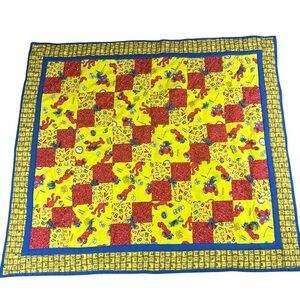 Vintage Elmo‎ baby blanket handmade 35 X 39 Sesame Street